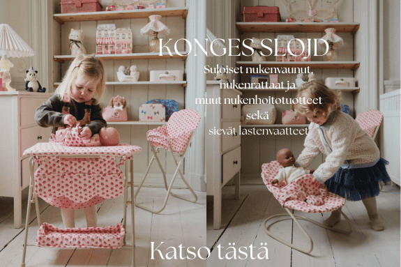 KONGES SLOJD NUKENVAUNUT NUKENRATTAAT LASTENVAATTEET KONGES SLOJD NUKENVAUNUT NUKENRATTAAT LASTENVAATTEET