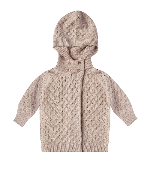 Rylee + Cru Baby Sweater coat Oat