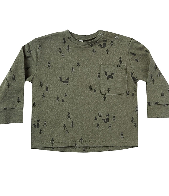 Rylee + Cru woods longsleeve skater tee