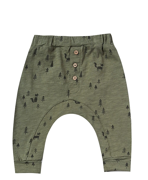 Rylee + Cru woods slub baby pant