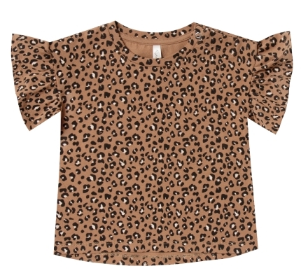 Rylee + Cru Cheetah Flutter T-paita