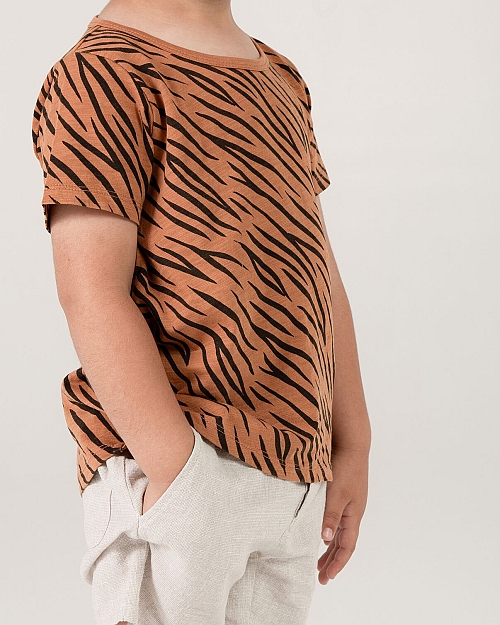 Rylee + Cru Tiger stripe basic T-paita