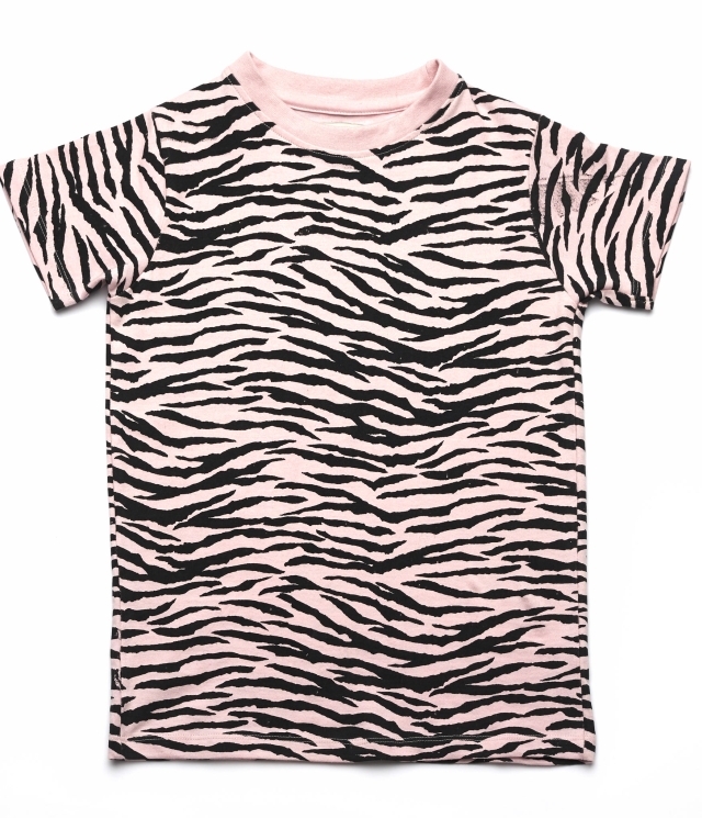 Wildkind Kids Beatrice T-shirt Tiger stripe pink