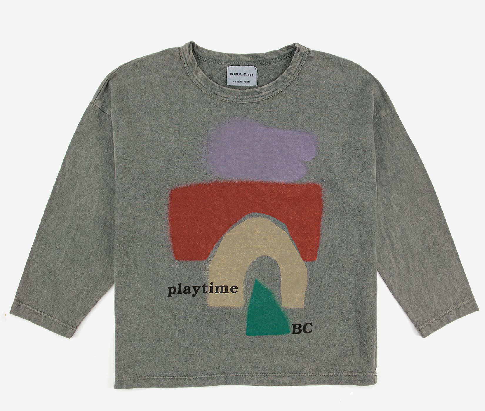 Bobo Choses Playtime Red  Ls Paita