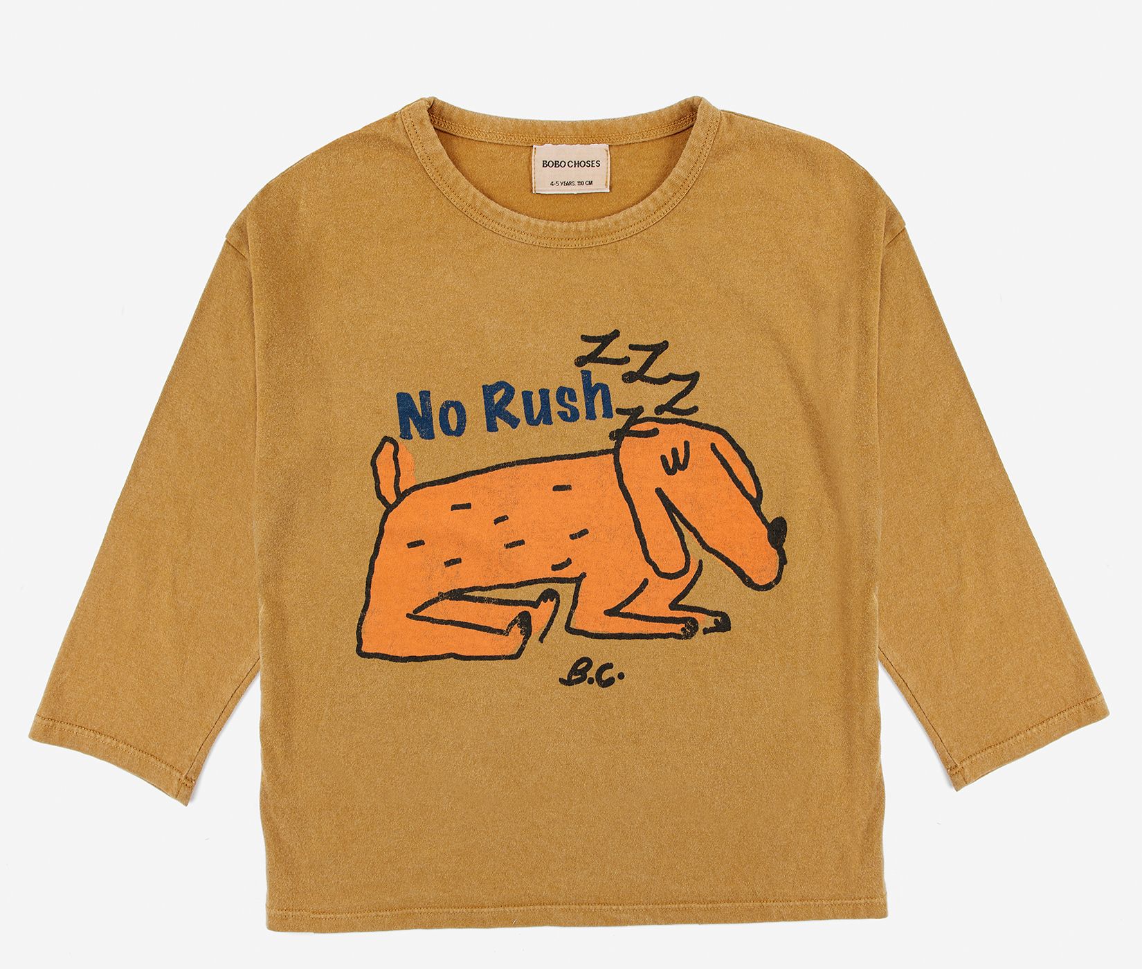 Bobo Choses Sleepy dog blonde Ls Paita