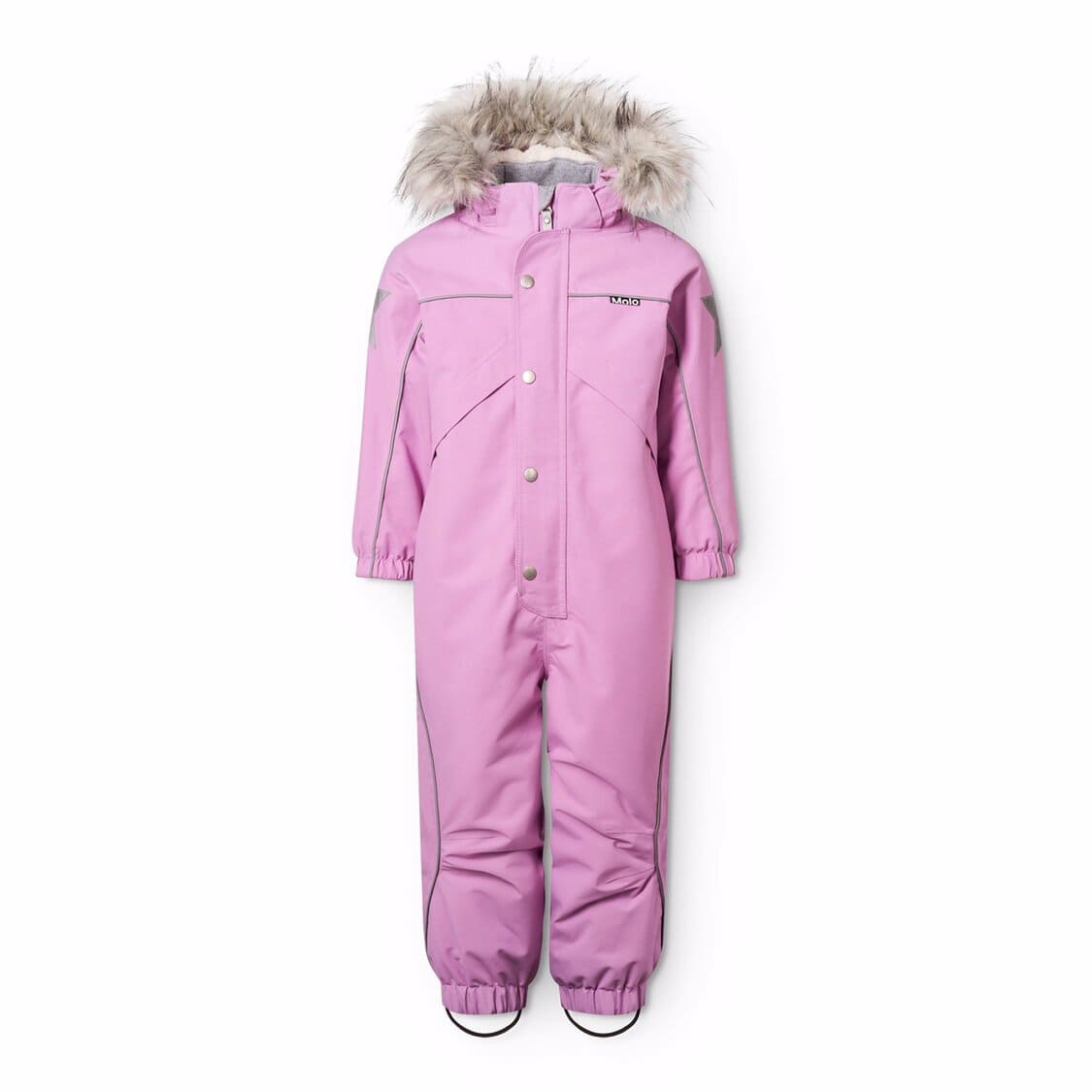 Molo Kids  Polaris Fur Purple ray snowsuit