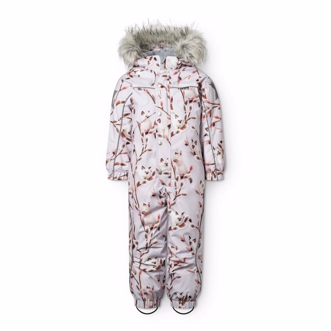 Molo Kids  Polaris Fur Willow Kitten snowsuit