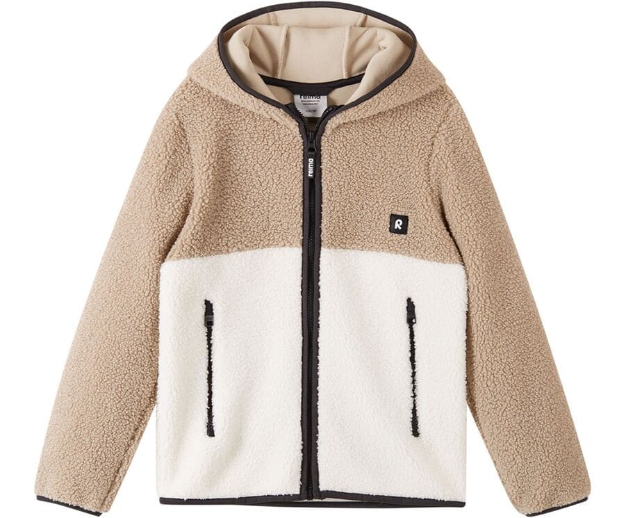 Reima Fleece takki Muhkea Earthy beige