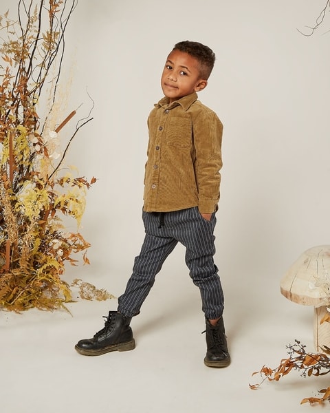 Rylee + Cru Oliver Sametti Kauluspaita Goldenrot