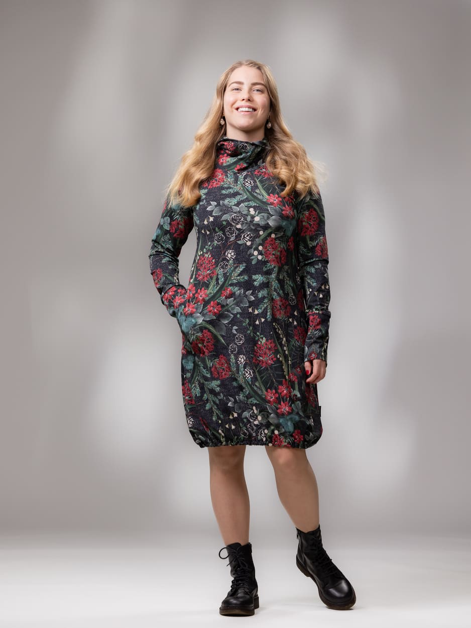 Versonpuoti Jemma Mekko naiset Metsäkylpy punainen/musta