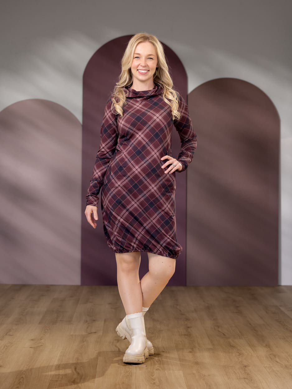 Versonpuoti Jemma Mekko naiset Novelli burgundi