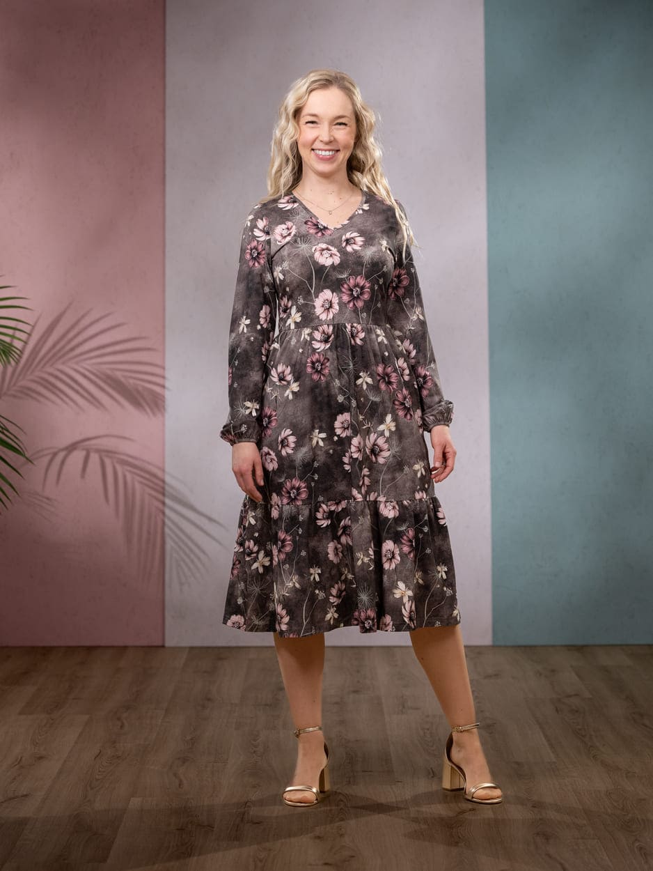 Versonpuoti Sandra Mekko Suklaakosmos ruskea/roosa