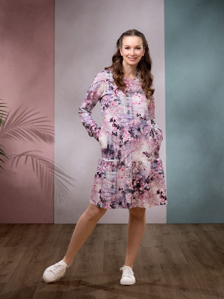 Versonpuoti Selma Mekko Kirsikkapuu vaaleanpunainen