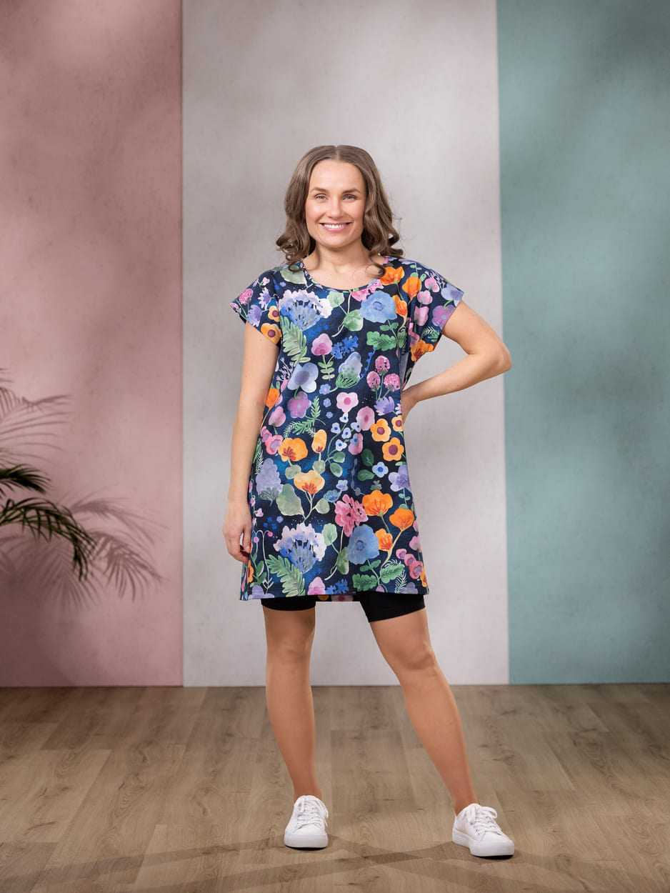 Versonpuoti Tuuli Tunika Päiväkirja sininen